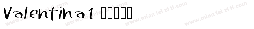 Valentina1字体转换