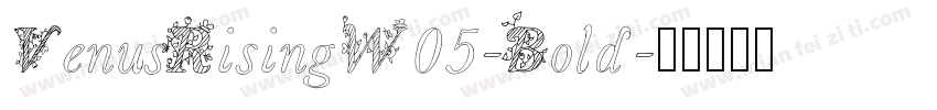 VenusRisingW05-Bold字体转换