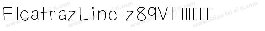 ElcatrazLine-z89Vl字体转换