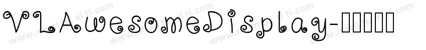 VLAwesomeDisplay字体转换