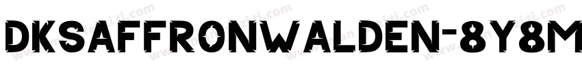Dksaffronwalden-8Y8M字体转换
