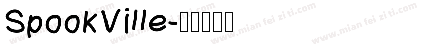 SpookVille字体转换