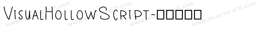VisualHollowScript字体转换
