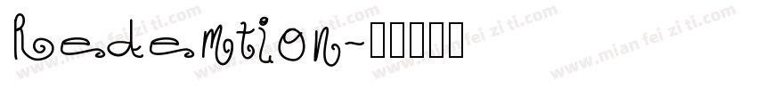 Redemtion字体转换