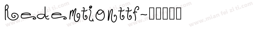 Redemtionttf字体转换