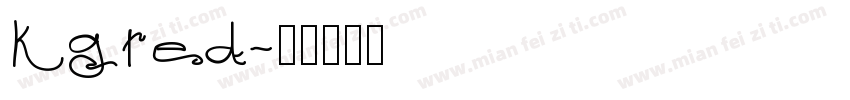 kgred字体转换