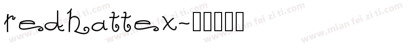 redhattex字体转换