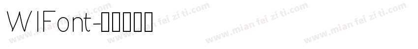 WIFont字体转换