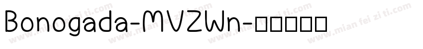Bonogada-MVZWn字体转换