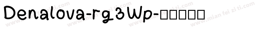 Denalova-rg3Wp字体转换