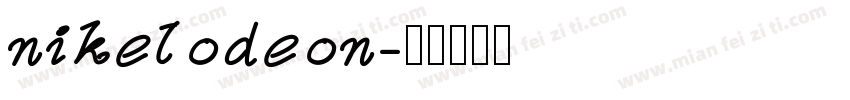 nikelodeon字体转换