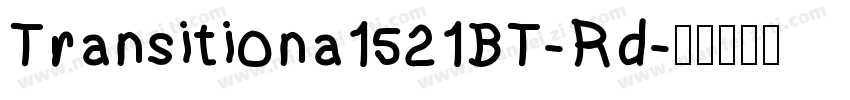 Transitiona1521BT-Rd字体转换