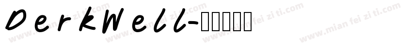 DerkWell字体转换