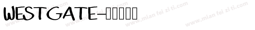 WESTGATE字体转换