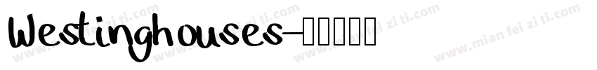 Westinghouses字体转换