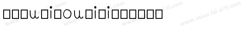 YCWuLiTouAiTi字体转换