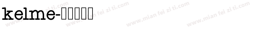 kelme字体转换