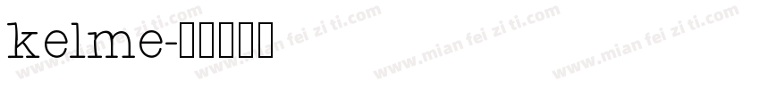 kelme字体转换