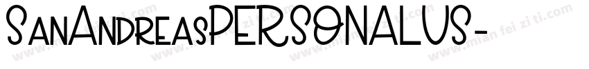 SanAndreasPERSONALUS字体转换