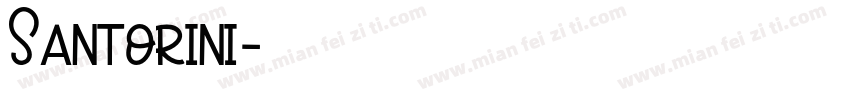 Santorini字体转换