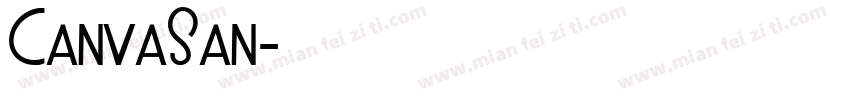 CanvaSan字体转换