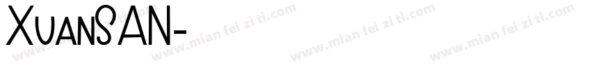 XuanSAN字体转换