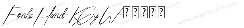 FontsHand-KGyW字体转换