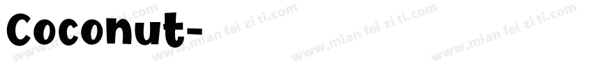 Coconut字体转换