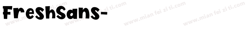 FreshSans字体转换