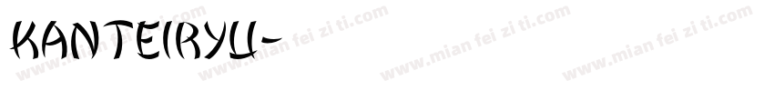 kanteiryu字体转换