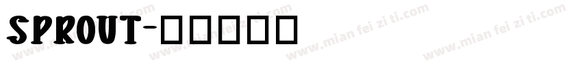 Sprout字体转换