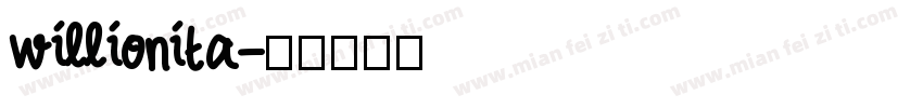 willionita字体转换