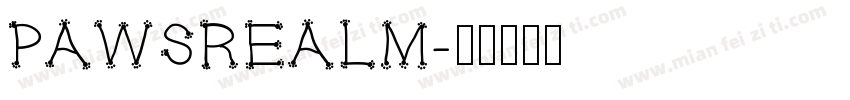 PAWSREALM字体转换