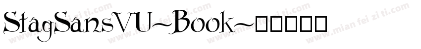 StagSansVU-Book字体转换