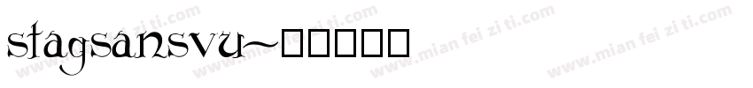 stagsansvu字体转换