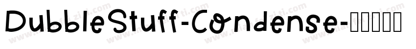 DubbleStuff-Condense字体转换
