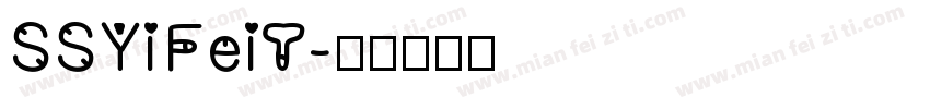 SSYiFeiT字体转换