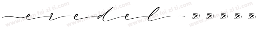 Eredel字体转换