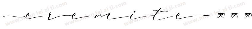 Eremite字体转换