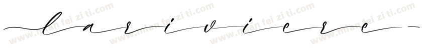 Lariviere字体转换