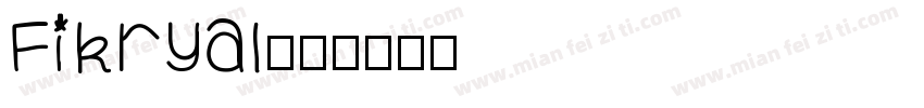 Fikryal字体转换