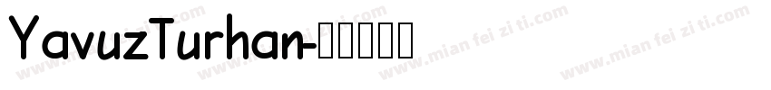 YavuzTurhan字体转换