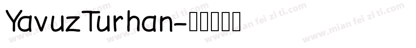 YavuzTurhan字体转换