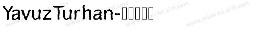 YavuzTurhan字体转换