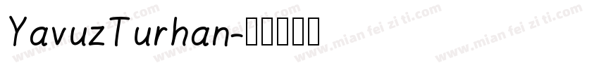YavuzTurhan字体转换