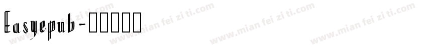 Easyepub字体转换
