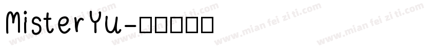 MisterYu字体转换