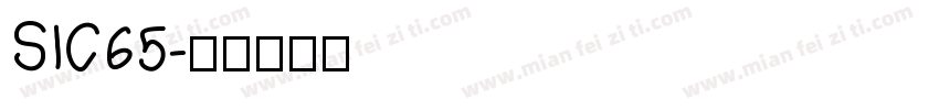 SIC65字体转换