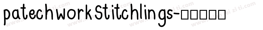 patechworkStitchlings字体转换