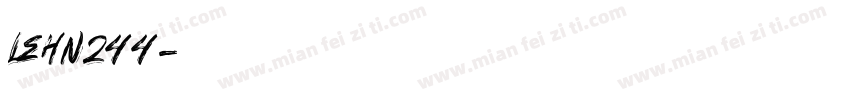 LEHN244字体转换